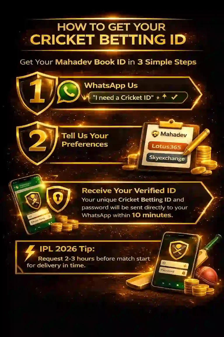 cricket betting id